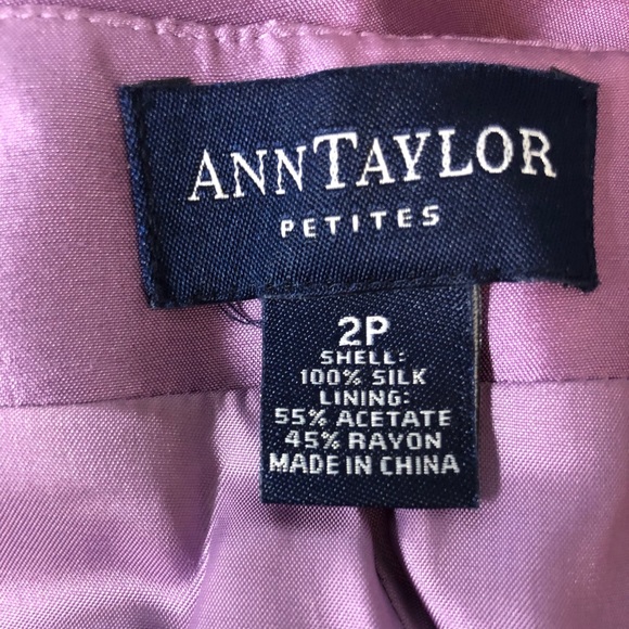 Ann Taylor 100% Silk Pants, Side Zip - Picture 3 of 3